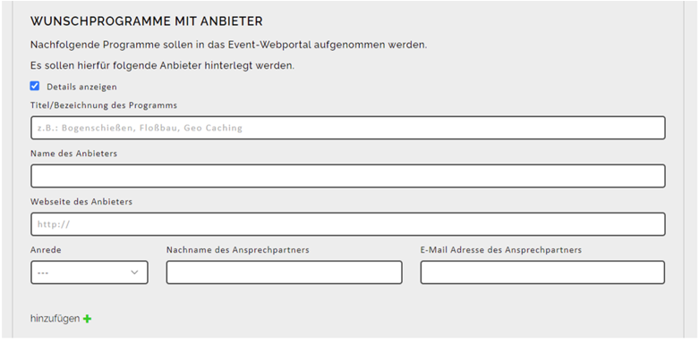 Dokumentation Event-Webportal definieren 4 CForm user admin define events part4