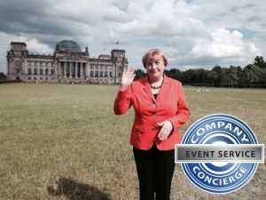 Merkel Ursula vor Reichstag Siegel