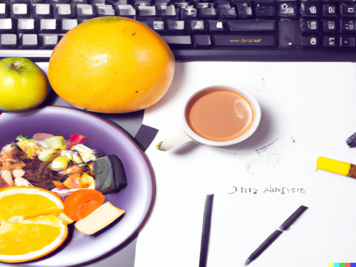 Kurs "Ganzheitliche Ernährung trotz Zeitmangel" 6 DALL·E-2023-03-02-13.16.01