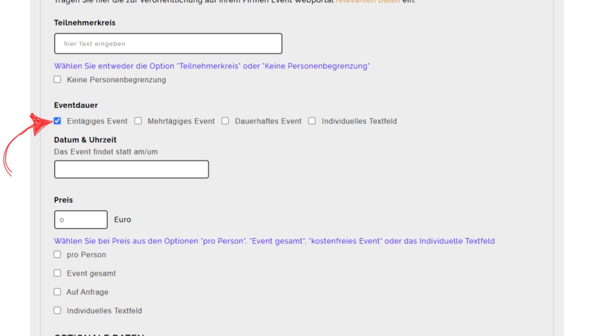 Anleitung_BGM-Portal_Example Company_Dateneingabe-intern 8 Dateneingabe Intern BGM Portal 8