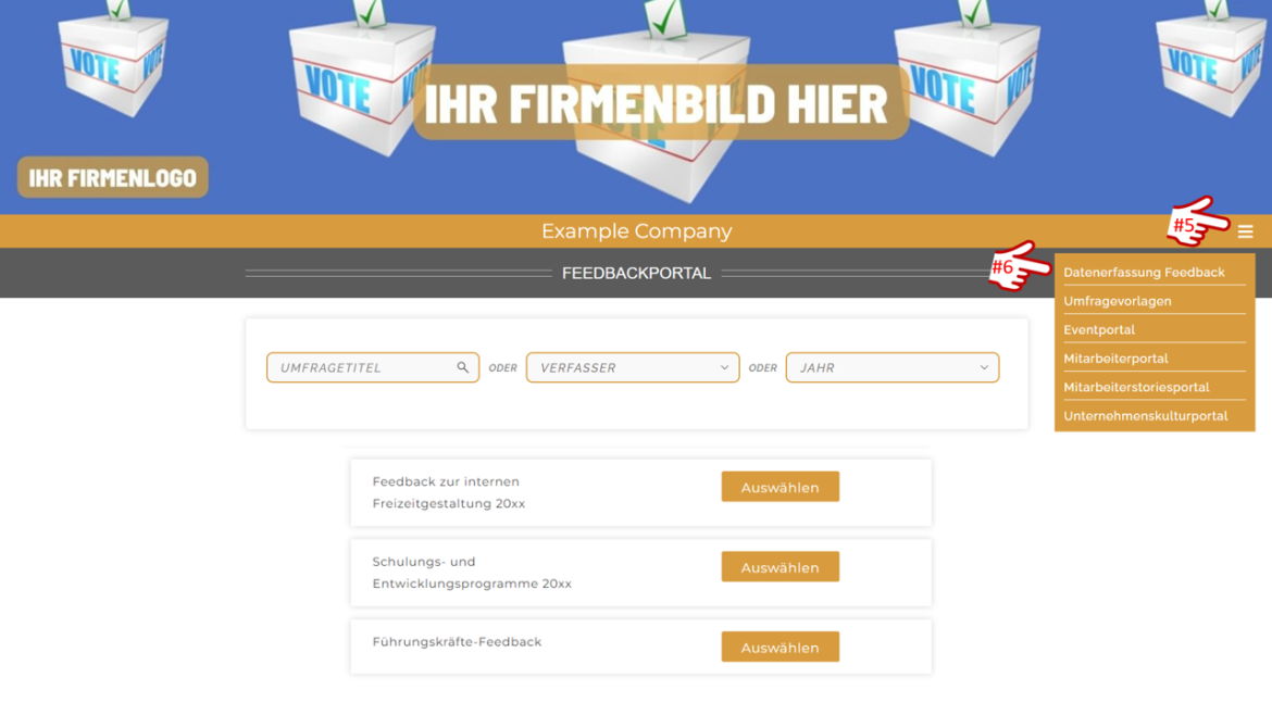 Example Company_Anleitung_Umfrage-mit-Vorlage 4 Image Umfrage mit Vorlage 4